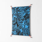 The Blue Line - Work On Wall - Craig Watkins - Orange - 70 x 100 cm