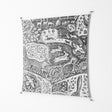 Flight Of Fancy - Work On Wall - Diana Catchpole - Silver - 140 x 140 cm