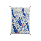 Immersive Dive - Work On Wall - Amy Suther - Orange - 70 x 100 cm