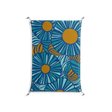 Bellis Bounty Blue - Work On Wall - Amy Suther - Silver - 70 x 100 cm