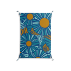 Bellis Bounty Blue - Work On Wall - Amy Suther - Silver - 70 x 100 cm