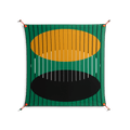 Soul Split - Work On Wall - Oluwasheyi Adebayo - Orange - 90 x 90 cm