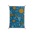 Bellis Bounty Blue - Work On Wall - Amy Suther - Orange - 70 x 100 cm