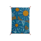Bellis Bounty Blue - Work On Wall - Amy Suther - Orange - 70 x 100 cm