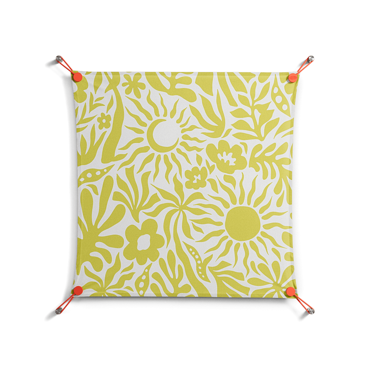 Summer Sensation - Work On Wall - Amy Suther - Orange - 70 x 70 cm
