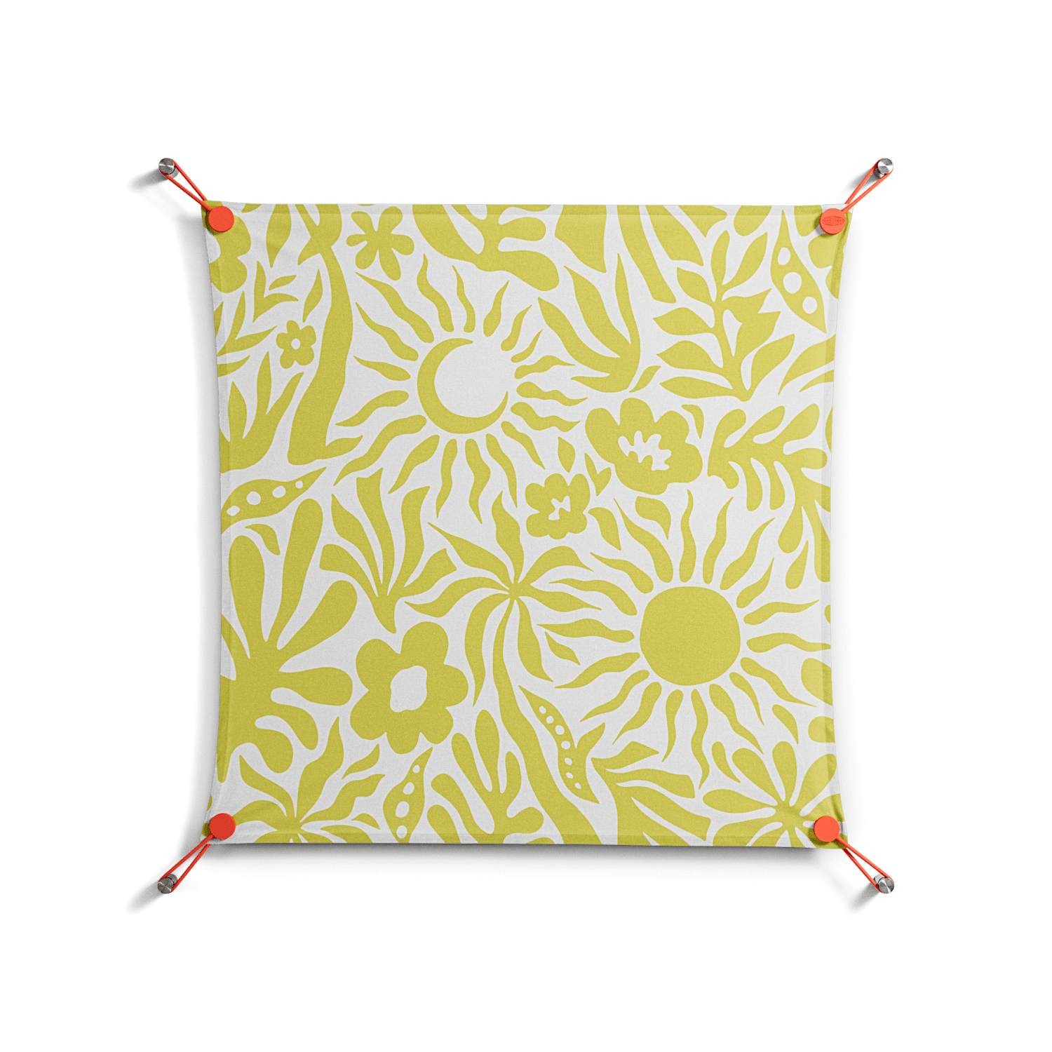 Summer Sensation - Work On Wall - Amy Suther - Orange - 70 x 70 cm