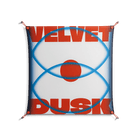 Velvet Dusk - Work On Wall - Oluwasheyi Adebayo - Orange - 90 x 90 cm
