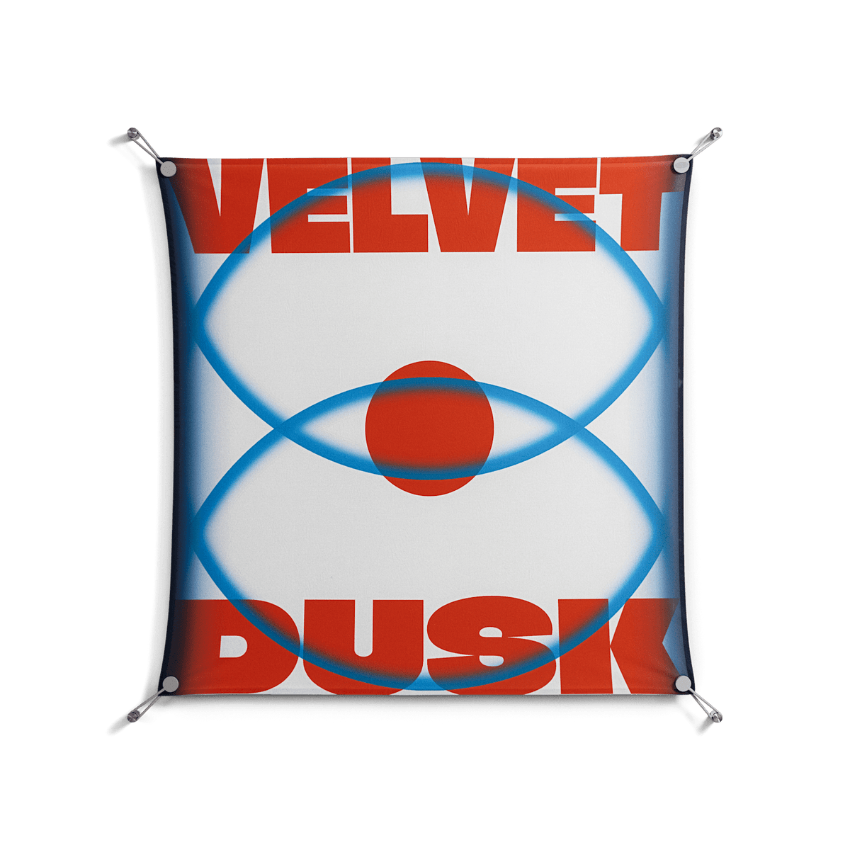 Velvet Dusk - Work On Wall - Oluwasheyi Adebayo - Silver - 90 x 90 cm