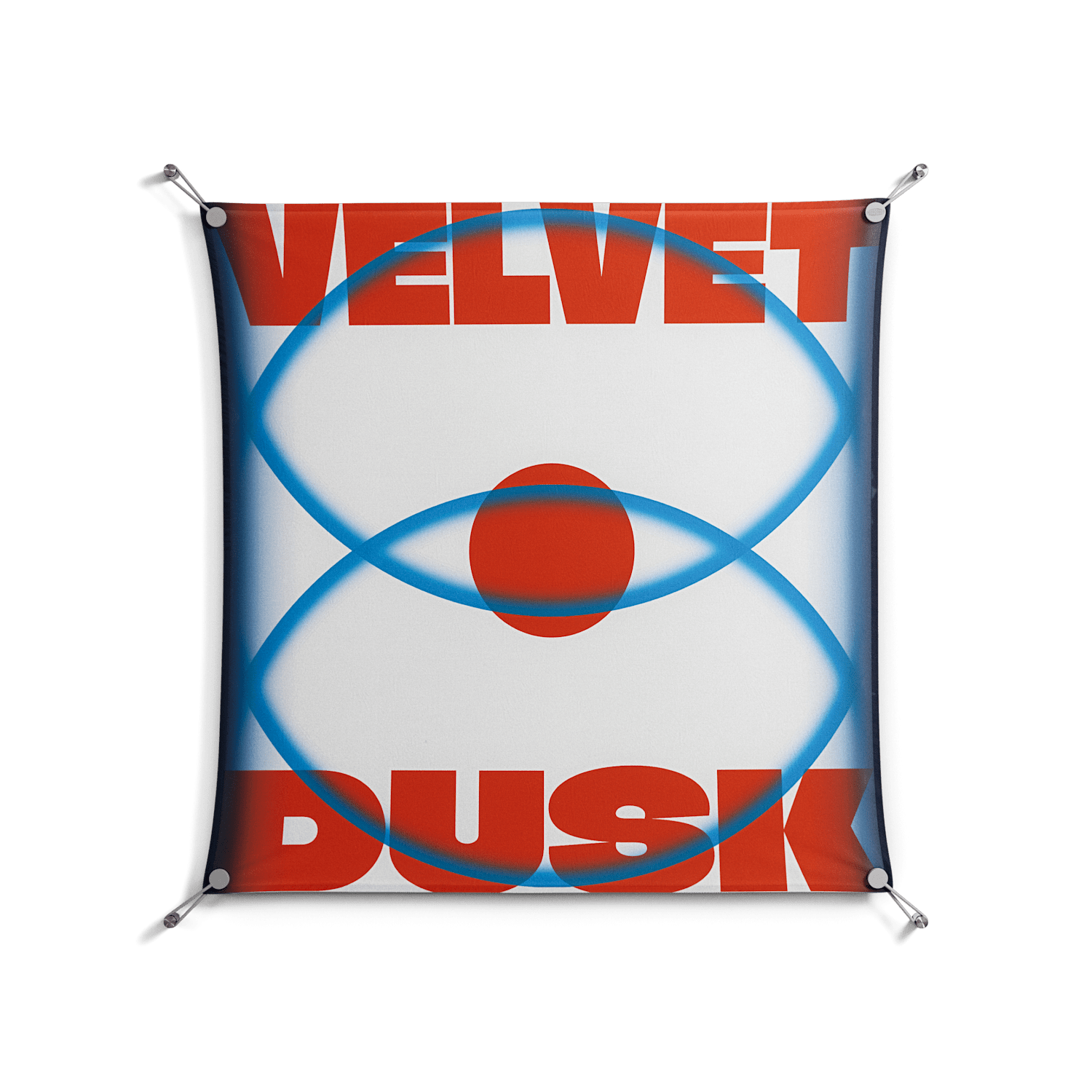 Velvet Dusk - Work On Wall - Oluwasheyi Adebayo - Silver - 90 x 90 cm