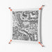Flight Of Fancy 3 - Work On Wall - Diana Catchpole - Orange - 70 x 70 cm