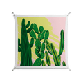 Cactus Sky - Work On Wall - Amy Suther - Silver - 140 x 140 cm