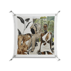As The Rain Falls - Work On Wall - Sophie Goudman - Silver - 70 x 70 cm