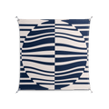 Wave Lens - Work On Wall - Oluwasheyi Adebayo - Silver - 140 x 140 cm