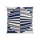 Wave Lens - Work On Wall - Oluwasheyi Adebayo - Silver - 140 x 140 cm