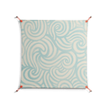 Epic Swirl - Work On Wall - Amy Suther - Orange - 90 x 90 cm