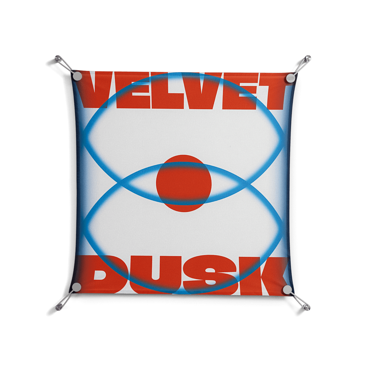 Velvet Dusk - Work On Wall - Oluwasheyi Adebayo - Silver - 70 x 70 cm