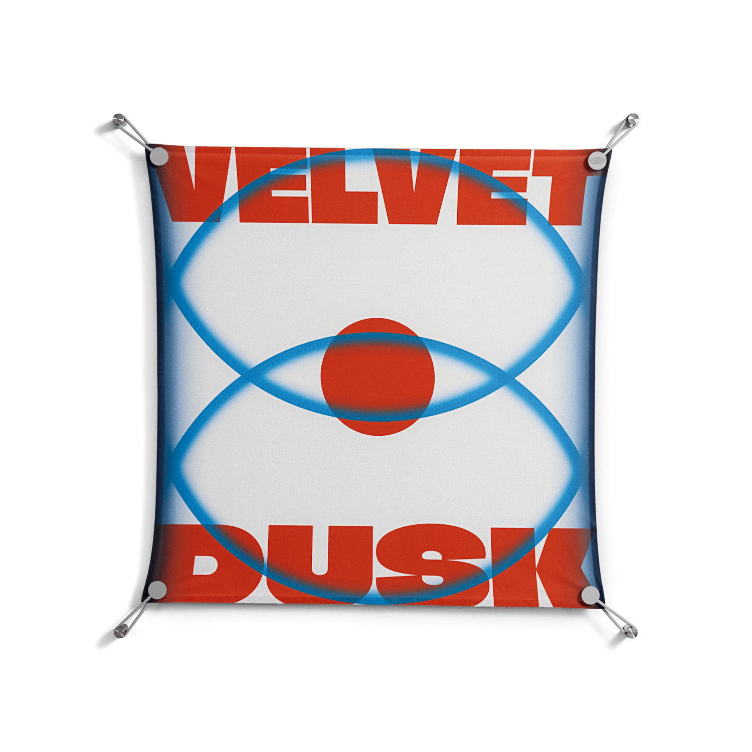 Velvet Dusk - Work On Wall - Oluwasheyi Adebayo - Silver - 70 x 70 cm