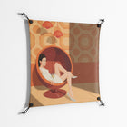 Women in ballchair - Work On Wall - Kristin Eriksson - Black - 70 x 70 cm