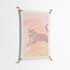 Pastel Leopard - Work On Wall - Amy Suther - Orange - 70 x 100 cm