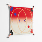 Parallel Mirage - Work On Wall - Oluwasheyi Adebayo - Orange - 70 x 70 cm