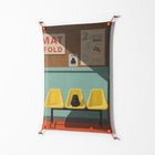 Have You Seen Bert - Work On Wall - Kristin Eriksson - Orange - 70 x 100 cm