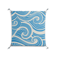 Ocean Flow - Work On Wall - Amy Suther - Silver - 70 x 70 cm