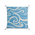 Ocean Flow - Work On Wall - Amy Suther - Silver - 70 x 70 cm