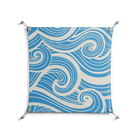 Ocean Flow - Work On Wall - Amy Suther - Silver - 70 x 70 cm