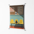 Have You Seen Bert - Work On Wall - Kristin Eriksson - Silver - 70 x 100 cm