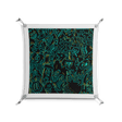 The Green Line - Work On Wall - Craig Watkins - Silver - 70 x 70 cm