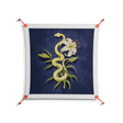 Snake Tigerlily - Work On Wall - Amy Suther - Orange - 70 x 70 cm