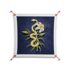 Snake Tigerlily - Work On Wall - Amy Suther - Orange - 70 x 70 cm