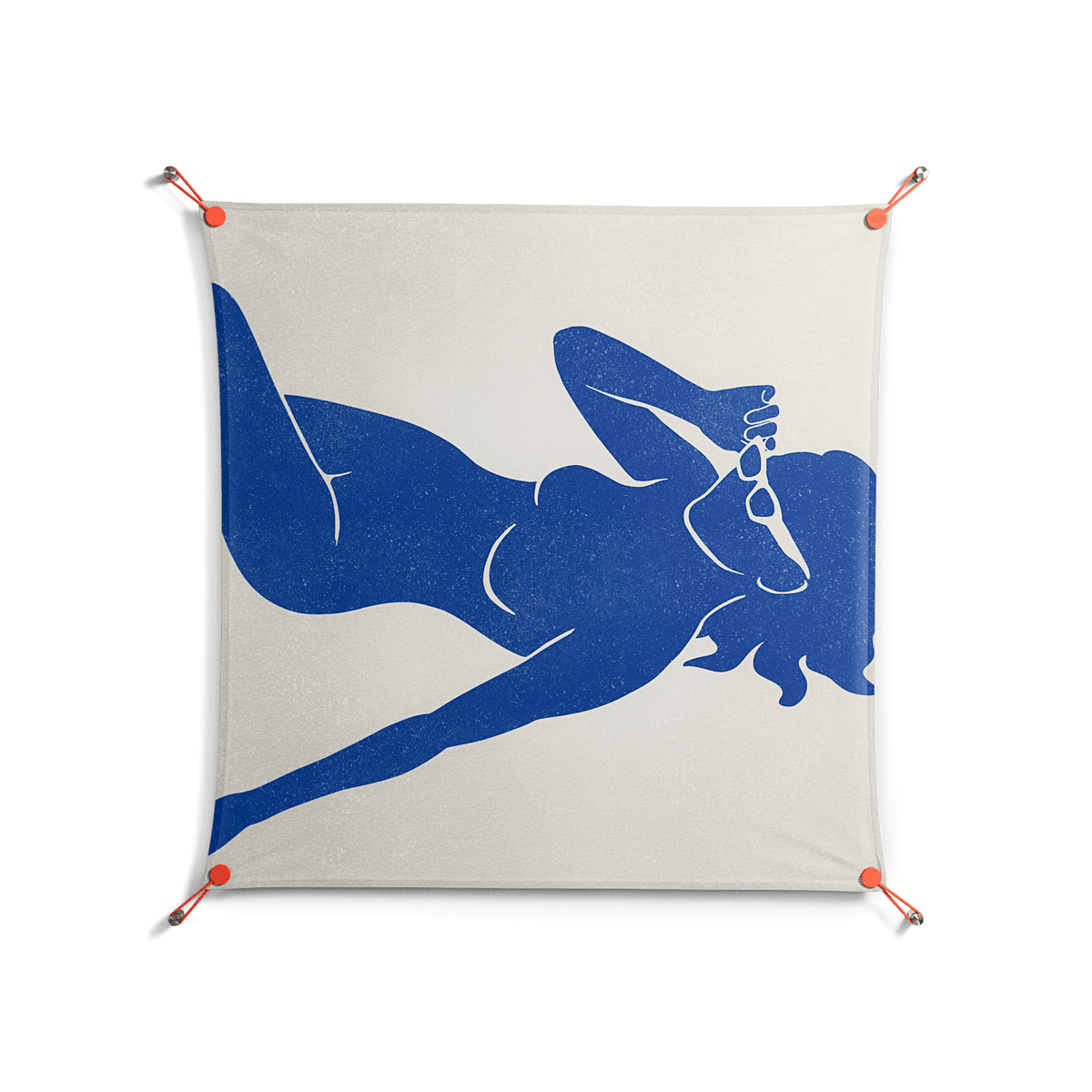 Basking Warmth - Work On Wall - Amy Suther - Orange - 90 x 90 cm