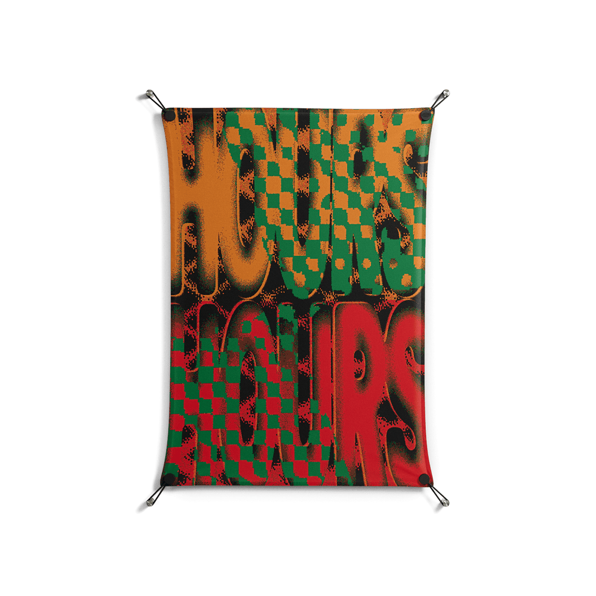 Hours - Work On Wall - Oluwasheyi Adebayo - Black - 70 x 100 cm