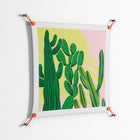 Cactus Sky - Work On Wall - Amy Suther - Orange - 70 x 70 cm