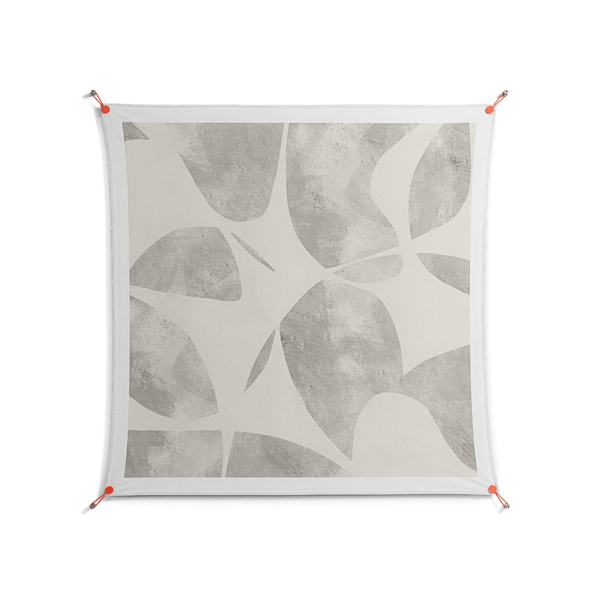 Petros - Work On Wall - Amy Suther - Orange - 140 x 140 cm