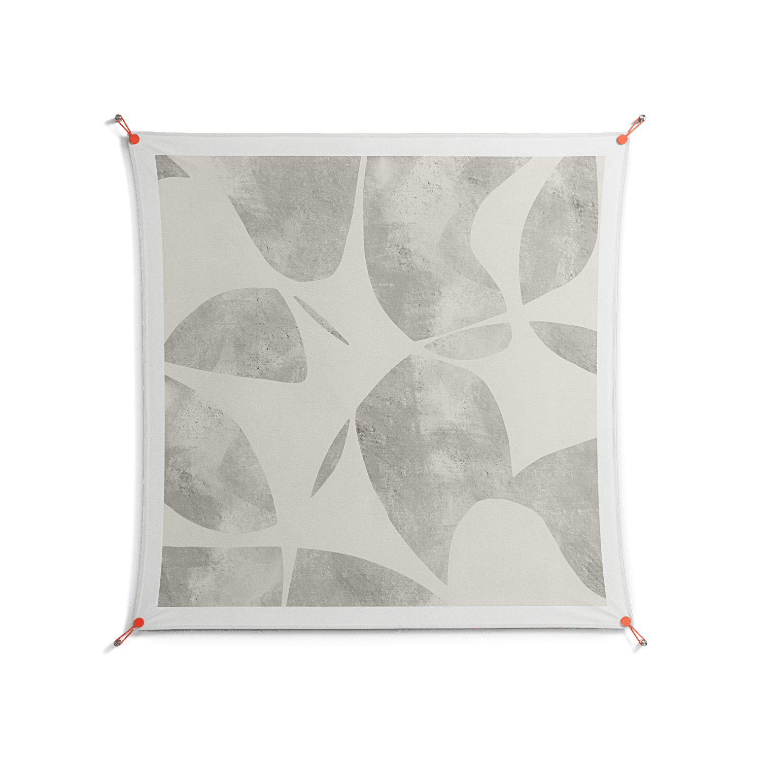 Petros - Work On Wall - Amy Suther - Orange - 140 x 140 cm