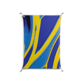 Blue Gale - Work On Wall - Oluwasheyi Adebayo - Silver - 70 x 100 cm