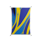 Blue Gale - Work On Wall - Oluwasheyi Adebayo - Silver - 70 x 100 cm