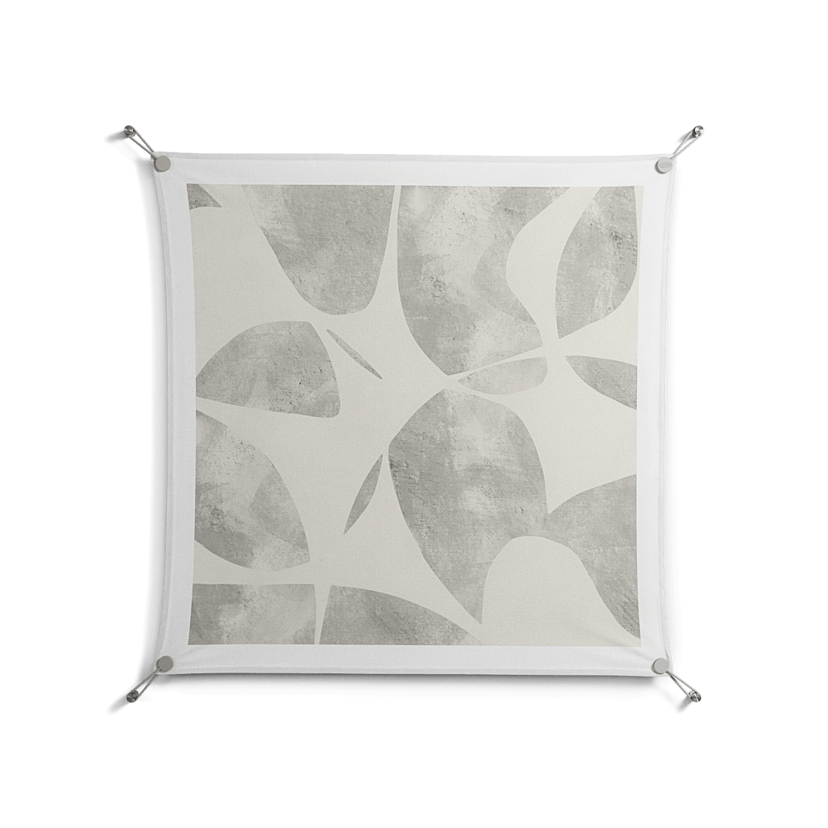 Petros - Work On Wall - Amy Suther - Silver - 90 x 90 cm