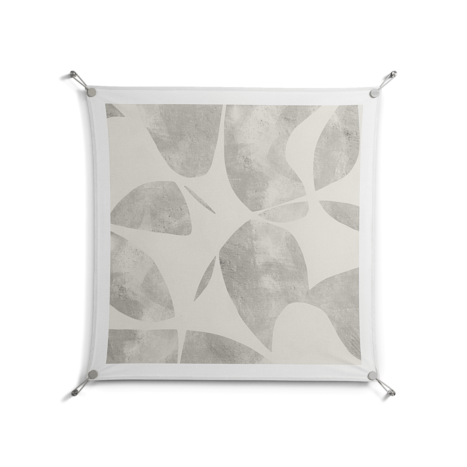 Petros - Work On Wall - Amy Suther - Silver - 90 x 90 cm