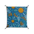 Bellis Bounty Blue - Work On Wall - Amy Suther - Black - 70 x 70 cm