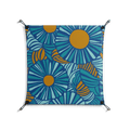 Bellis Bounty Blue - Work On Wall - Amy Suther - Black - 70 x 70 cm