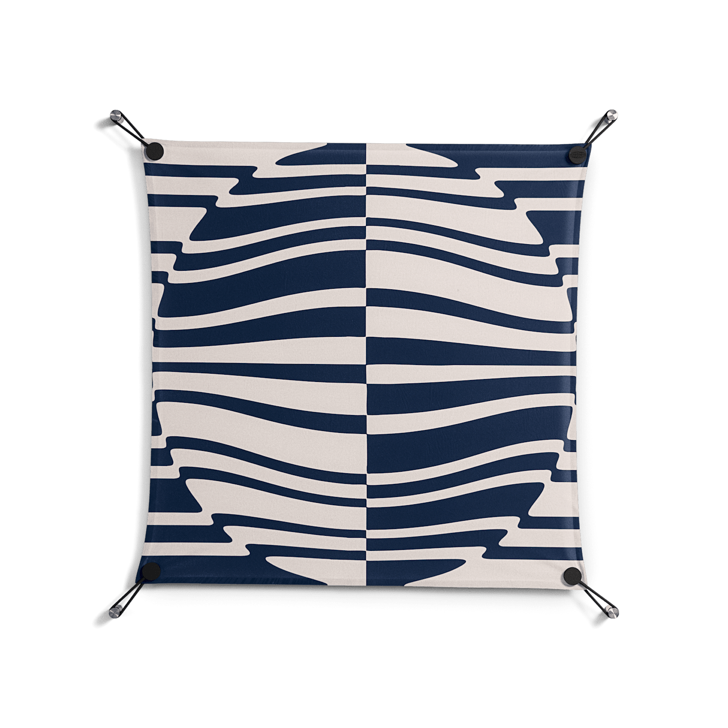Wave Lens - Work On Wall - Oluwasheyi Adebayo - Black - 70 x 70 cm