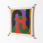 JJ - Work On Wall - Oluwasheyi Adebayo - Orange - 70 x 70 cm