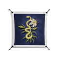 Snake Tigerlily - Work On Wall - Amy Suther - Black - 70 x 70 cm