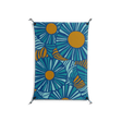 Bellis Bounty Blue - Work On Wall - Amy Suther - Black - 70 x 100 cm