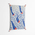 Immersive Dive - Work On Wall - Amy Suther - Orange - 70 x 100 cm