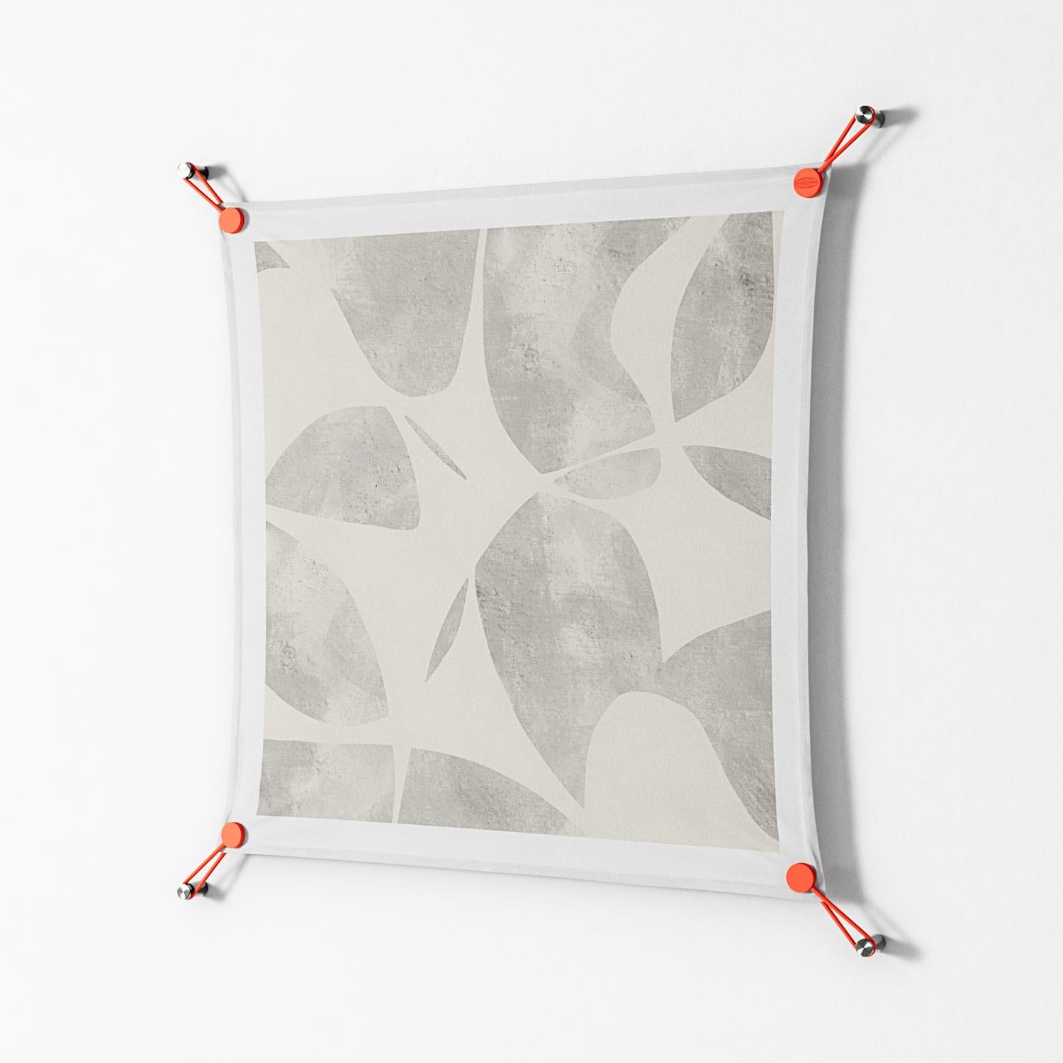 Petros - Work On Wall - Amy Suther - Orange - 70 x 70 cm