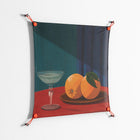 Bubbles & Oranges - Work On Wall - Kristin Eriksson - Orange - 70 x 70 cm